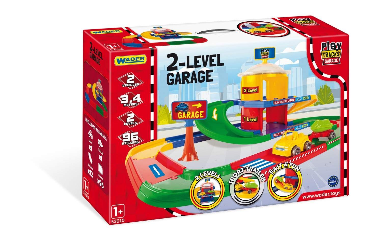 Wooden Toy Public Parking Garage For Children 3 Years With Cars Kids Car Ramp 3 Level Car Park Gift Playset With Lift - View #9