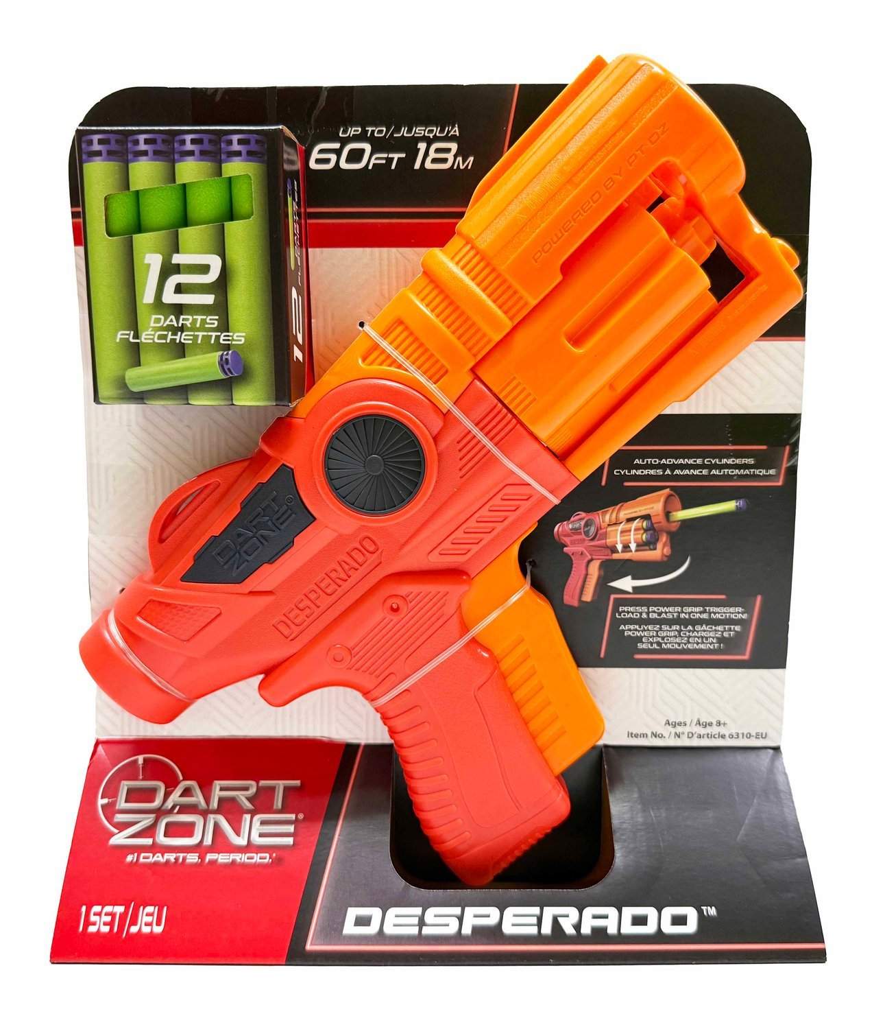 Skumpilekaster, automatisk fremføringsløb, 12 pile