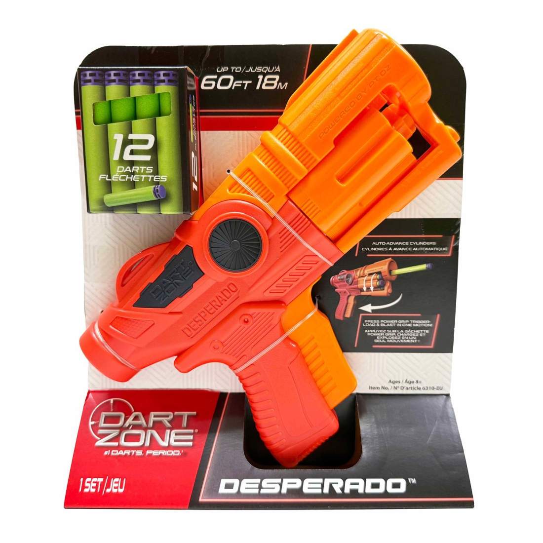 Skumpilkastare, automatiskt frammatande pipa, 12 pilar | Hem & Hobby | Pryloteket