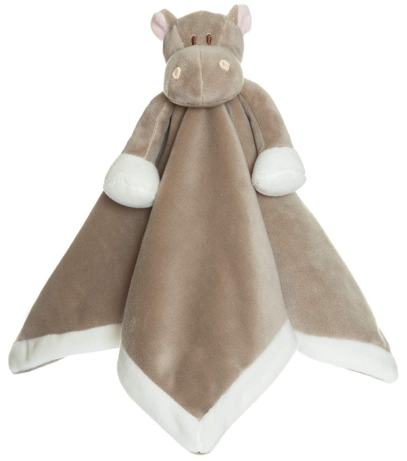 Teddykompaniet Nusseklud - Flodhest - 35 x 35 cm - Gråbrun