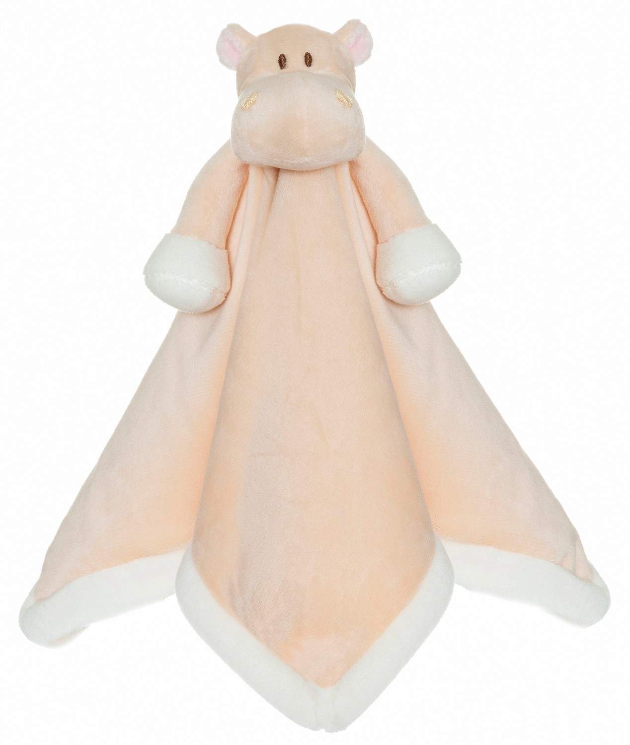 Babytæppe, blødt flodhestdesign, 35x35 cm