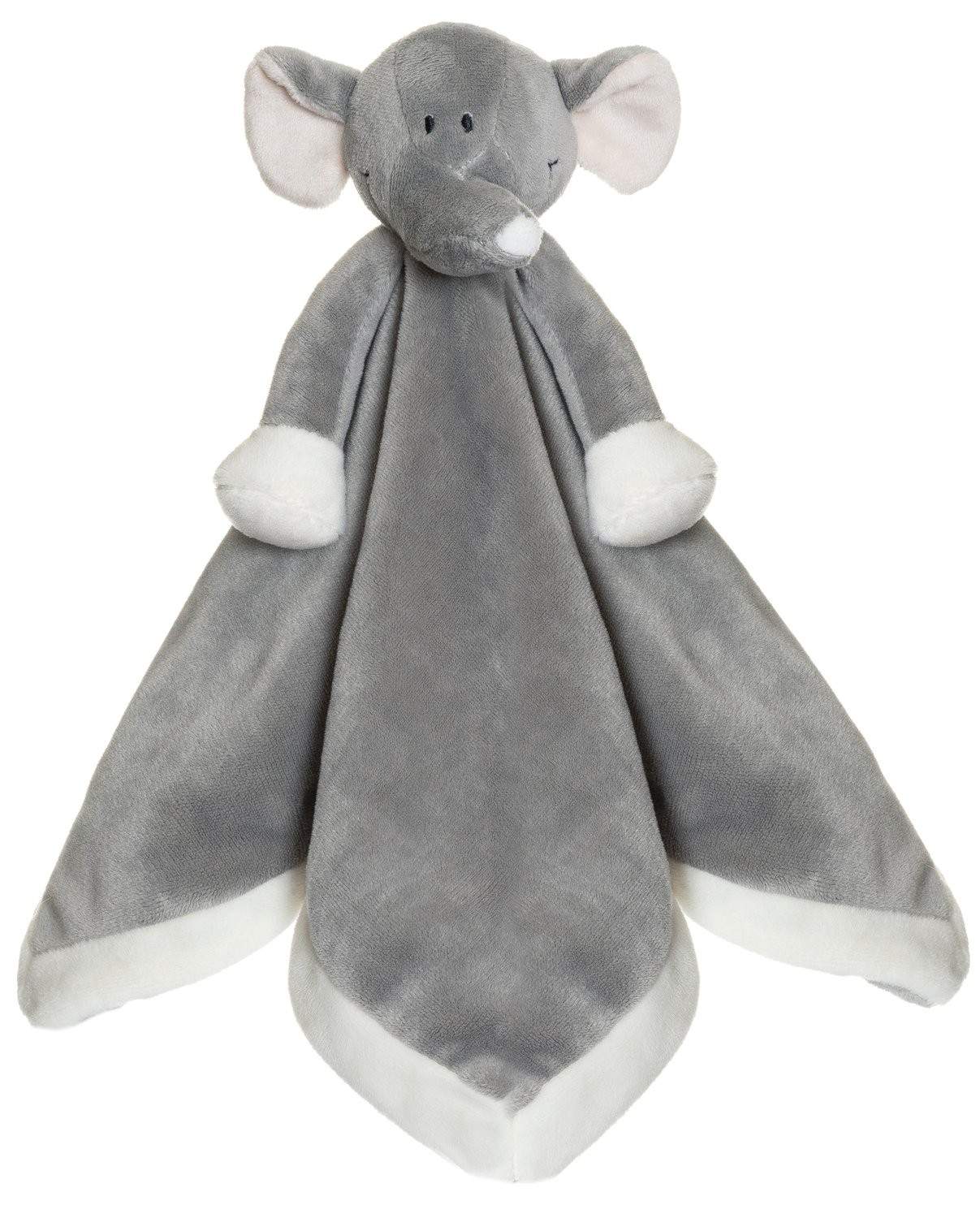 Teddykompaniet Nusseklud - Elefant - 35 x 35 cm - Grå