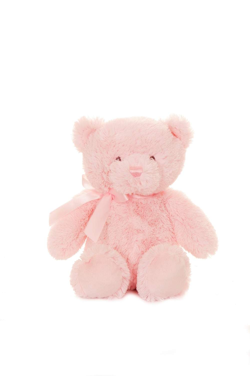 Nallebjörn, Mjuk Rosa Päls, 28 cm, Baby Safe | Hem & Hobby | Pryloteket