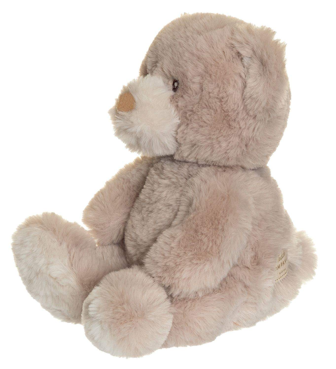 Beige bamse, silkeblød pels, 25 cm, Oeko-Tex certificeret