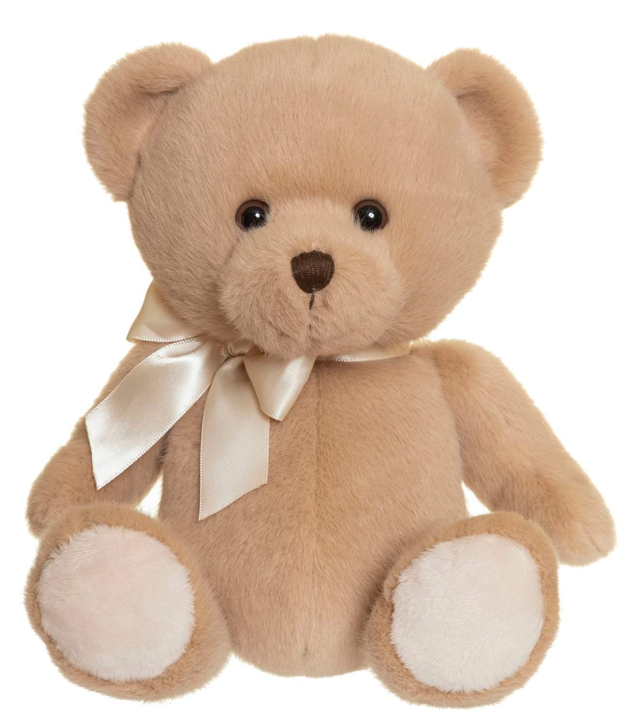 Bamse, blød plys, 21 cm, maskinvaskbar