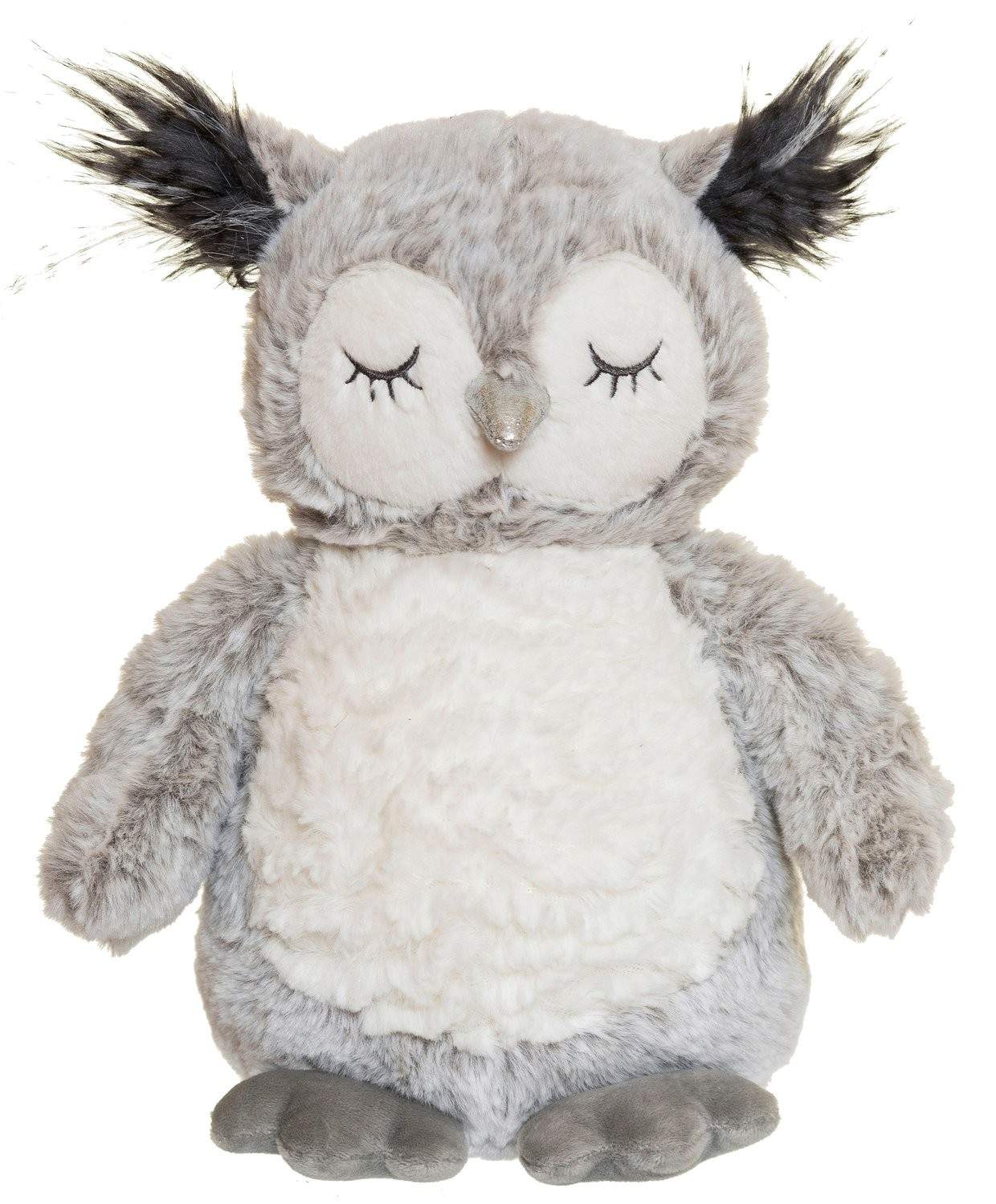 Plysch gråuggla, mjuk och tvättbar, 25 cm | Hem & Hobby | Pryloteket