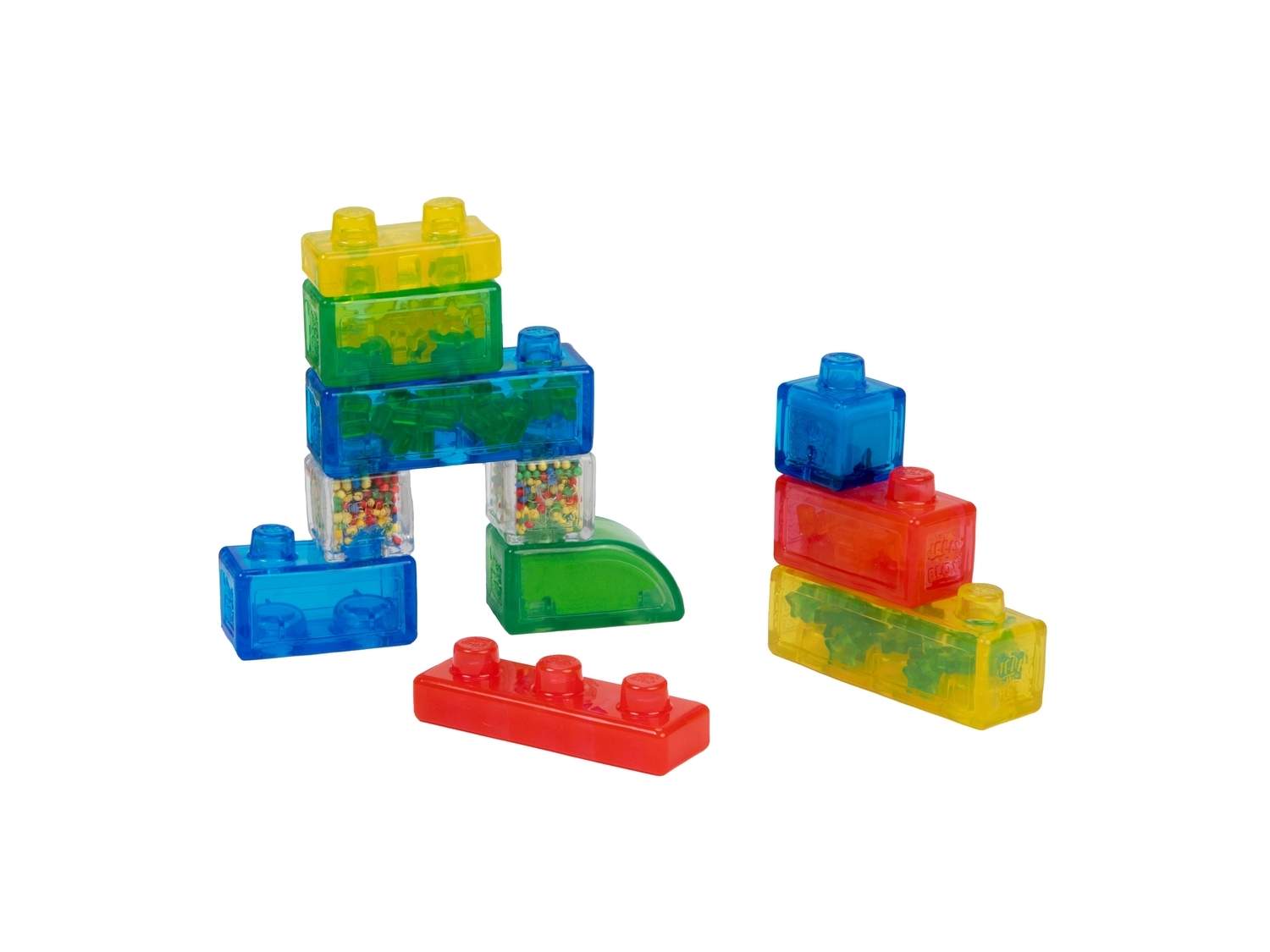Jelly Blox byggesæt, blødt og strækbart, 11 dele