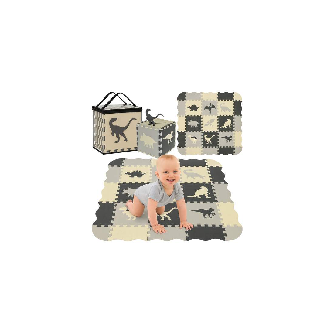 Skumpusselmatta, 35 bitar, mjuk och säker, 30,5 cm | Hem & Hobby | Pryloteket