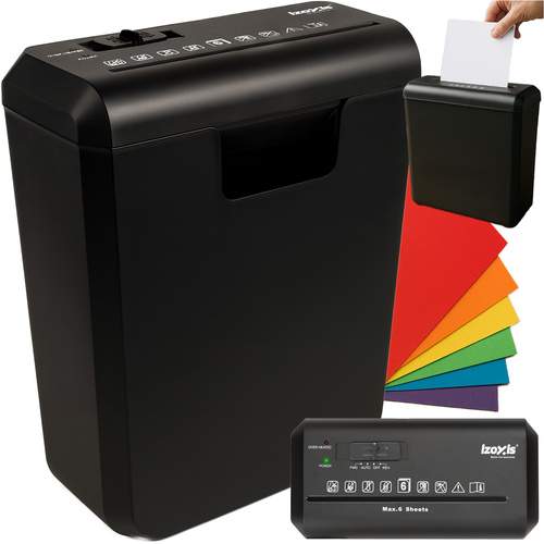 Automatisk papirmakulator, 10 liters beholder, sikkerhedsniveau P-2