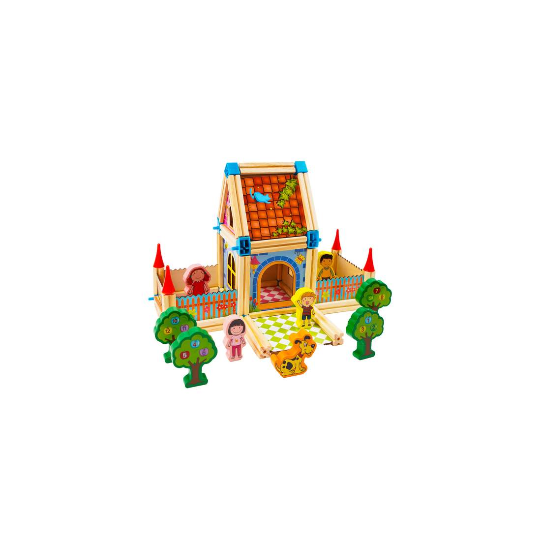 Byggklosshusset, 268 delar för kreativ lek | Hem & Hobby | Pryloteket