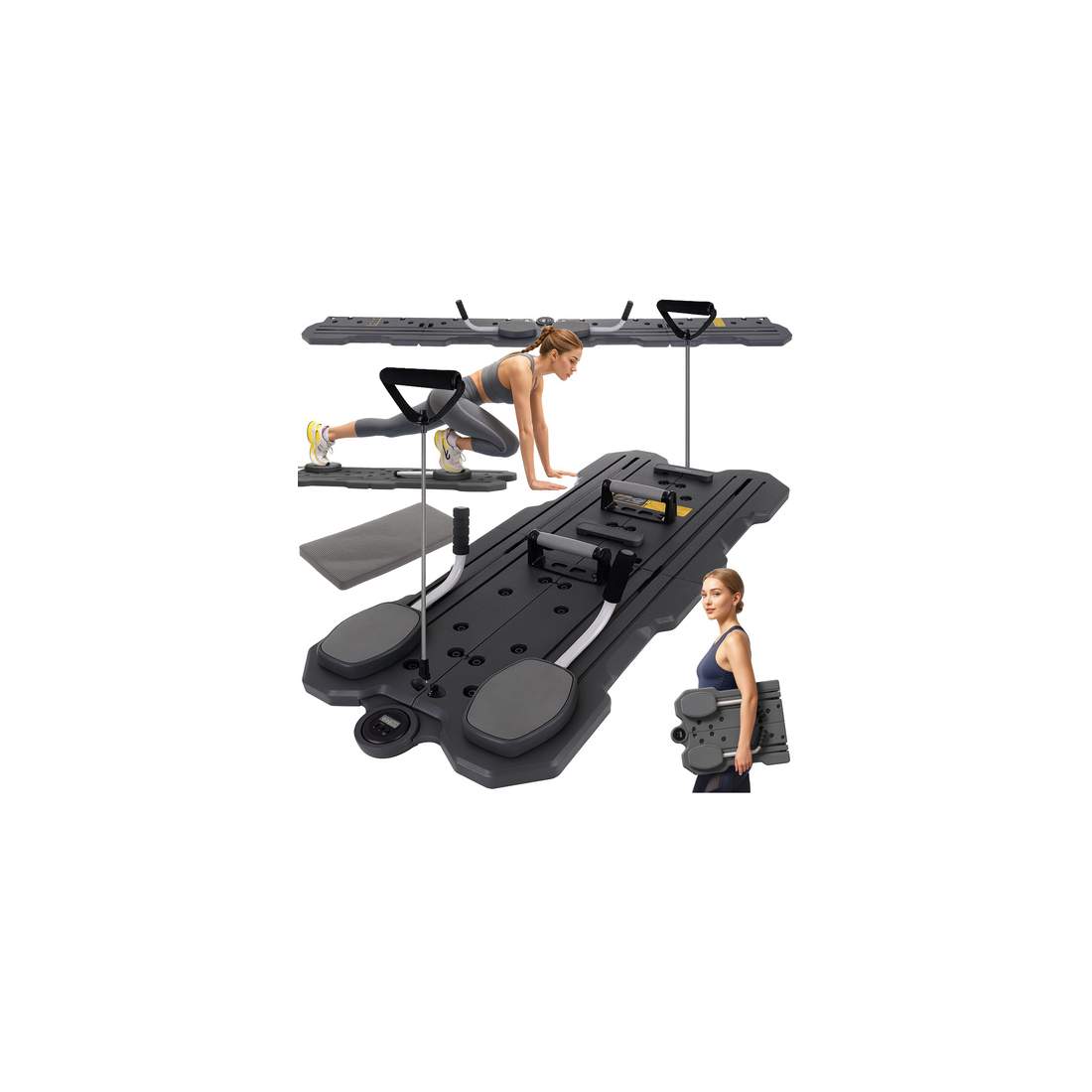 Pilatesbräda med bänkskiva, halkfri, vikbar design | Hem & Hobby | Pryloteket