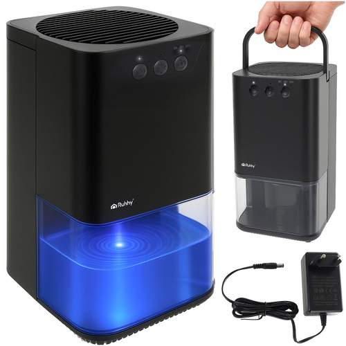 Kompakt affugter, 1400 ml tank, støjsvag og energieffektiv