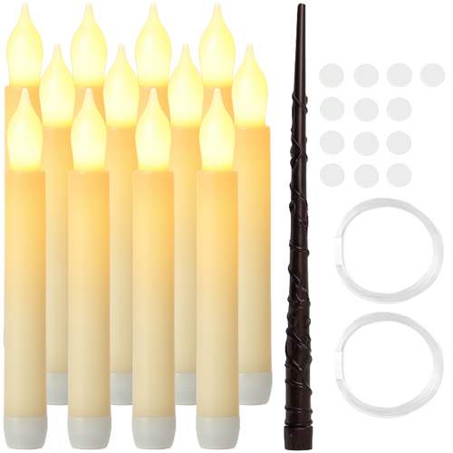 LED hængende lys, sæt med 12, fjernbetjent