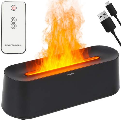 Aroma Diffuser & Luftfugter, 250ml, LED Flammeeffekt