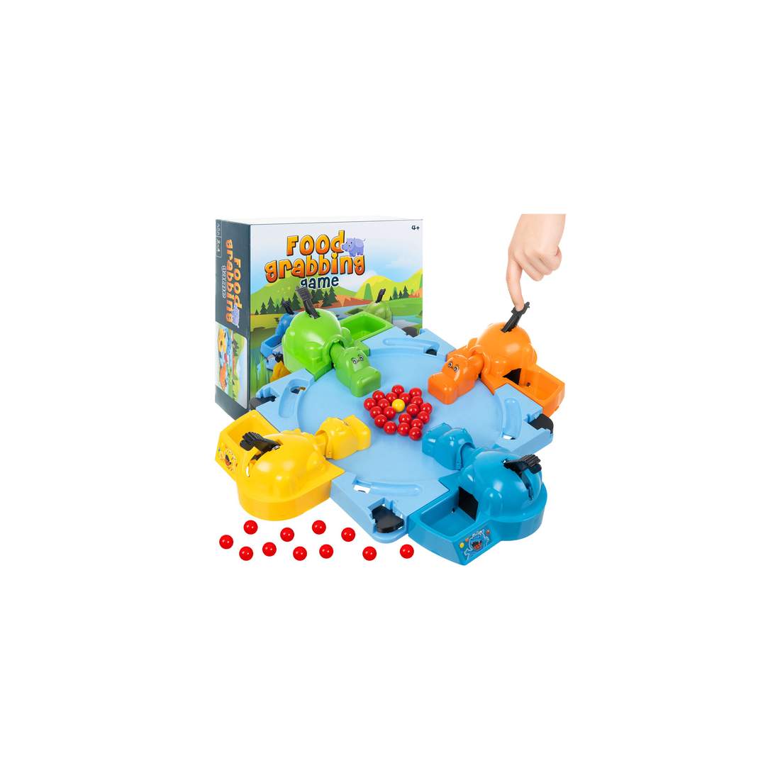 Hungriga flodhästar arkadspel för barn och familjekul | Hem & Hobby | Pryloteket