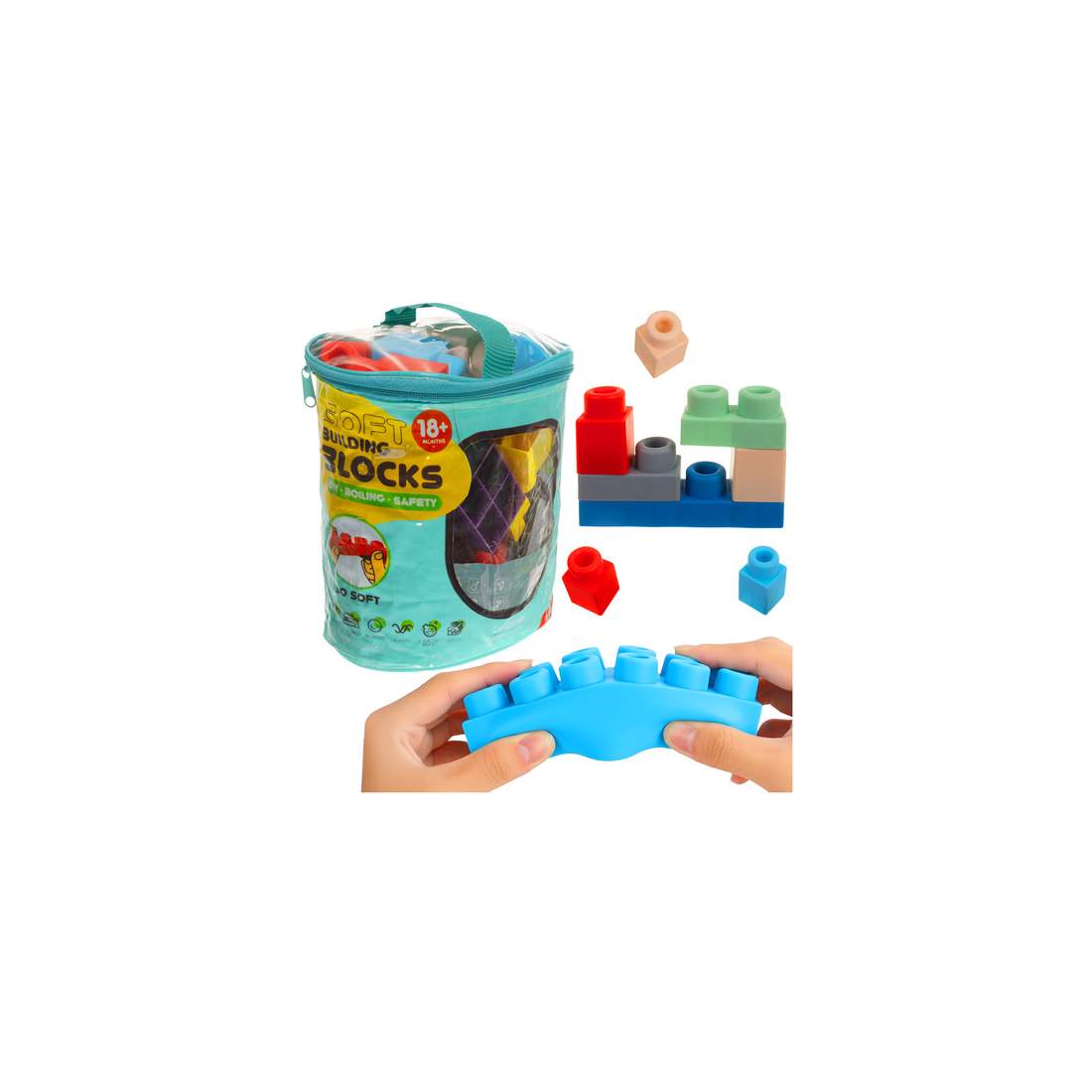 Sensoriska gummiklossar för barn, set med 30 delar | Hem & Hobby | Pryloteket