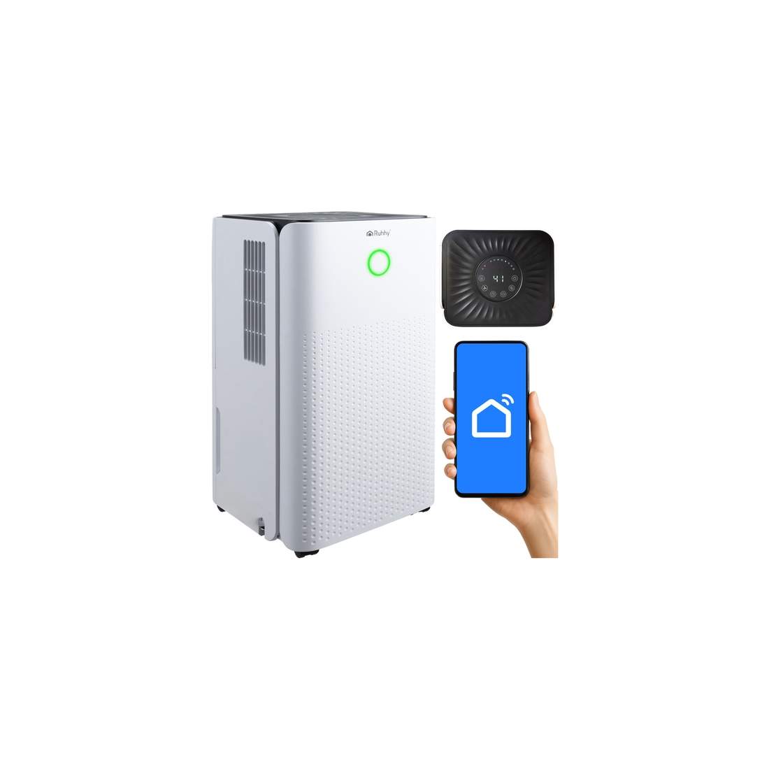Luftavfuktare, 12 l/dag, WiFi-kontroll, Tyst, Kompakt | Hem & Hobby | Pryloteket