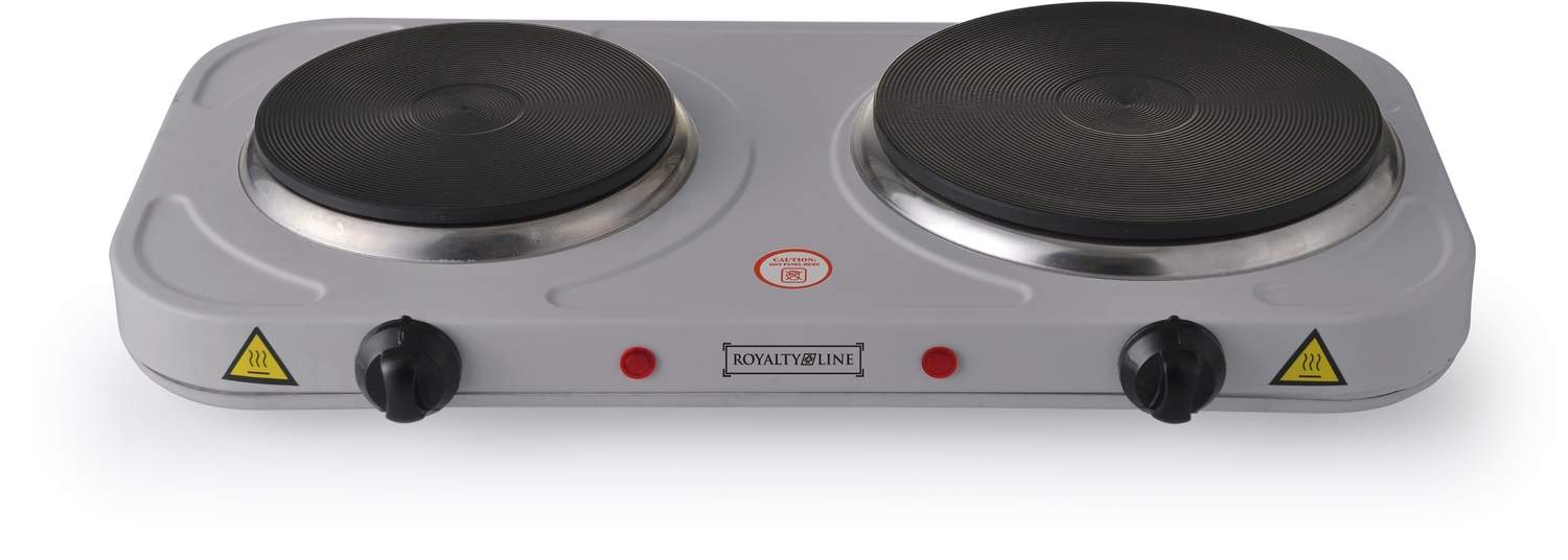 Dobbelt varmeplade, 1000+1500W, justerbar termostat