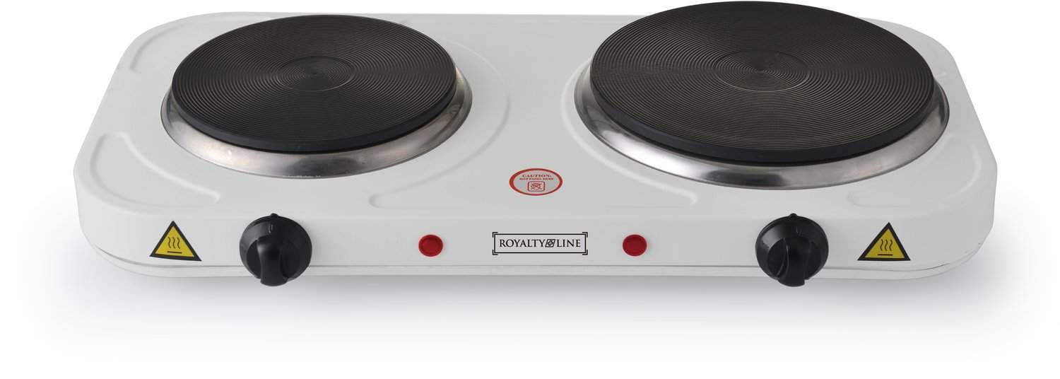 Dobbelt varmeplade, 1000+1500W, justerbar termostat