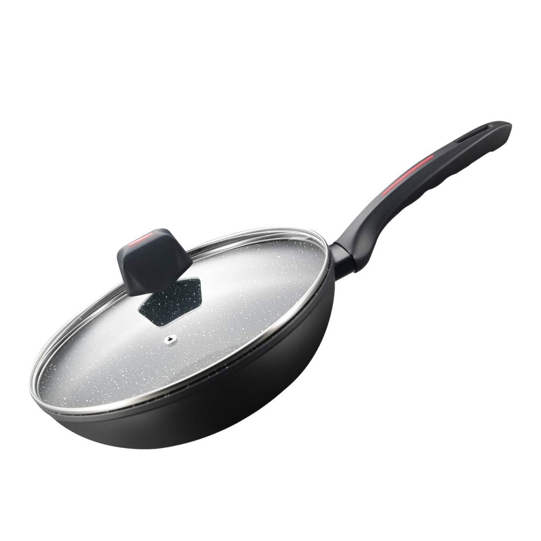 30 cm non-stick marmorwok, kompatibel med induktion | Hem & Hobby | Pryloteket
