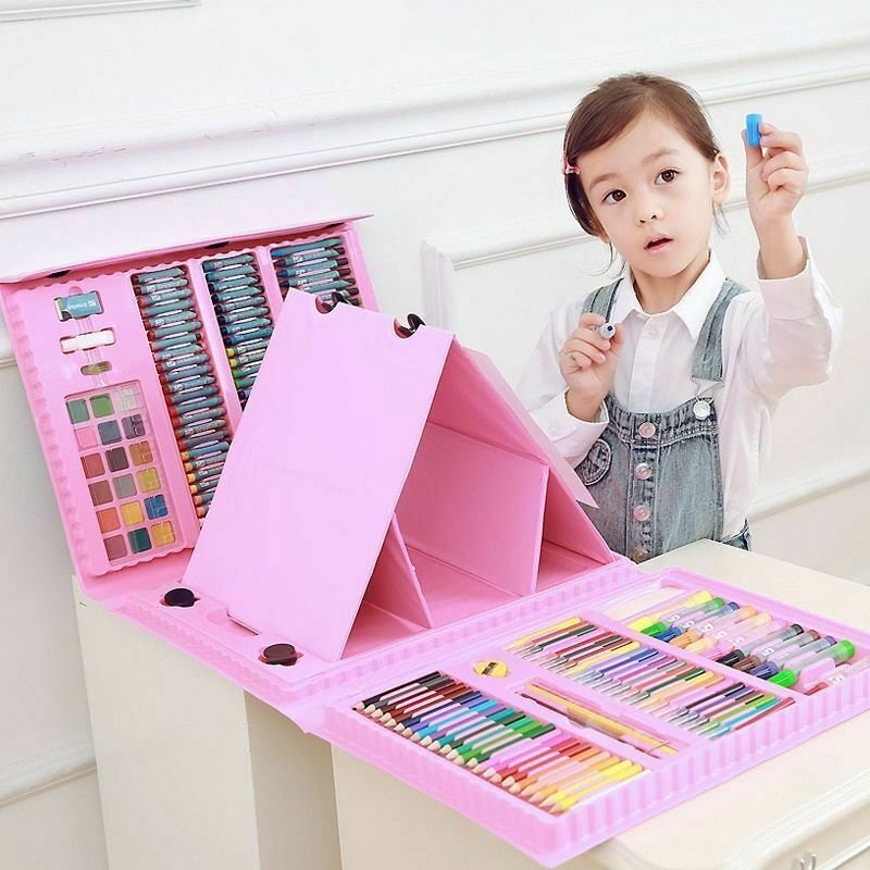 Art Box for kids, 176 pieces - Pink | eStore