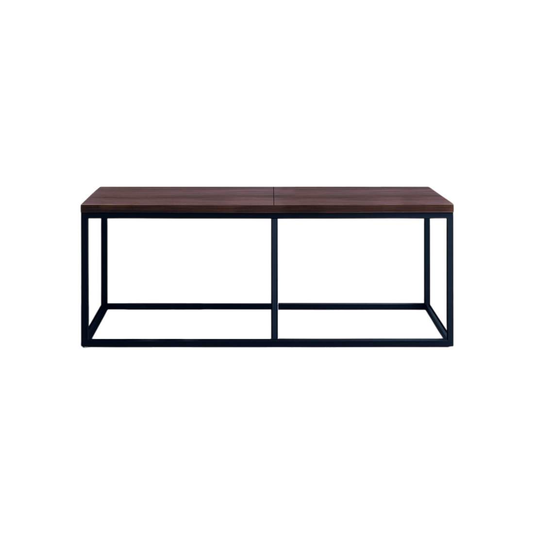 Industriell matbänk – 120 cm, 2 sittplatser, träeffekt | Hem & Hobby | Pryloteket