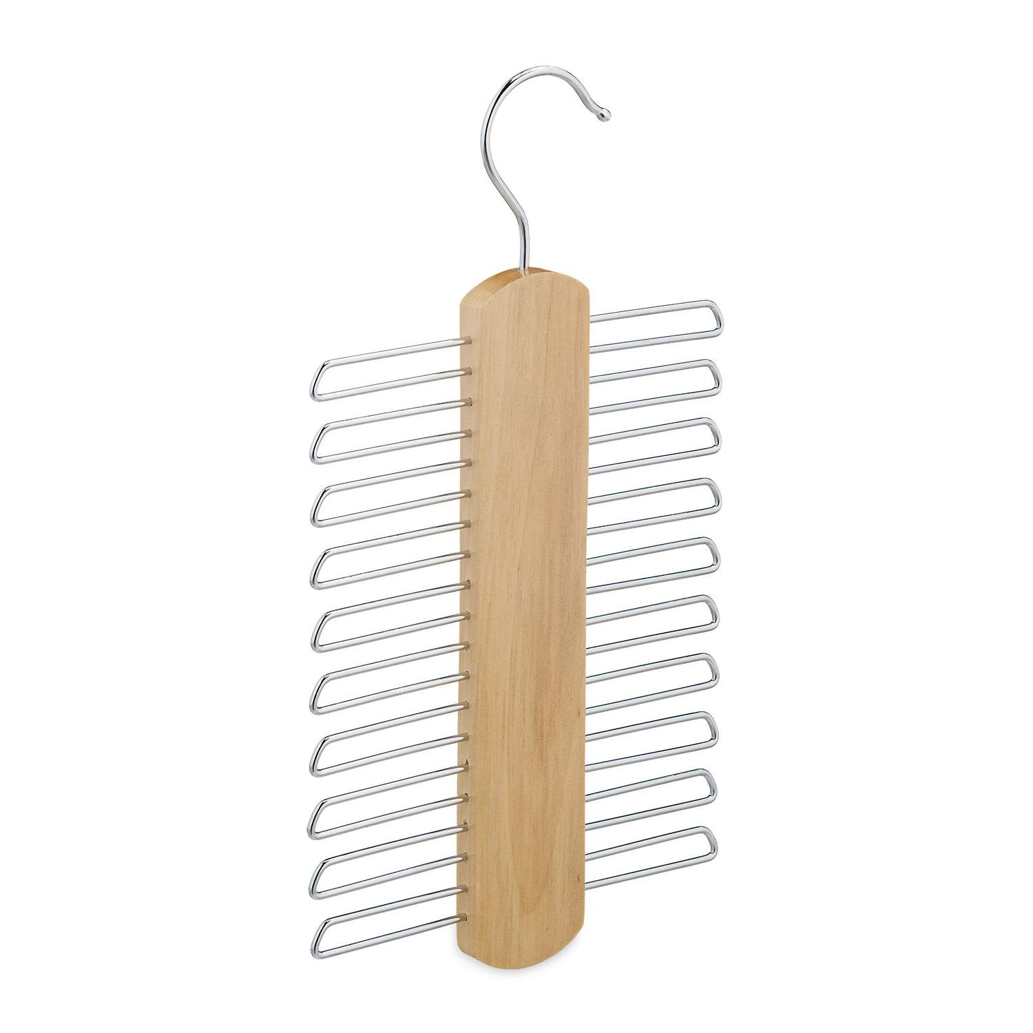 Slipsbøjle i træ – Holder 20 slips pænt