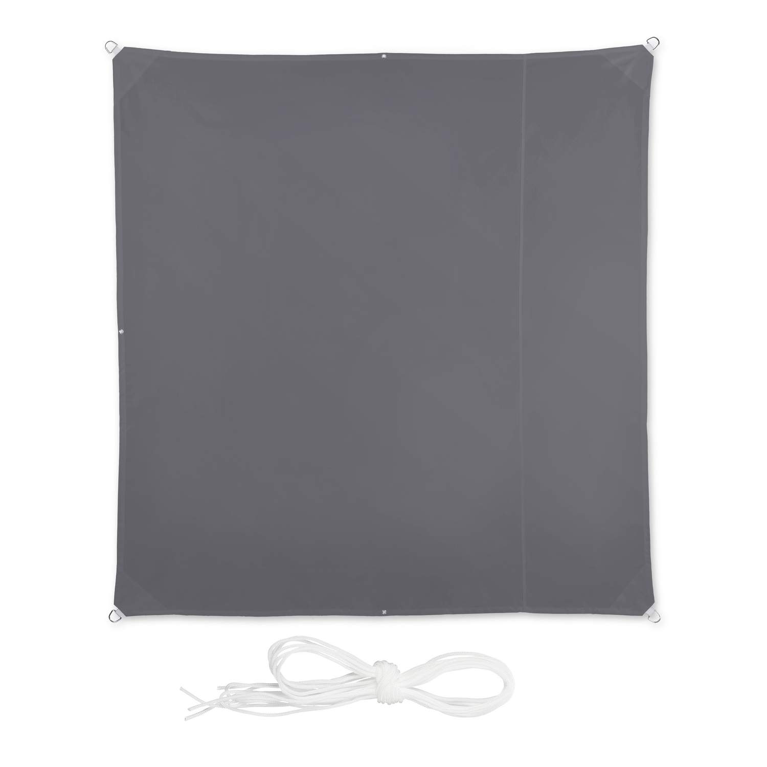 Grey Square Shade Sail – UV-beskyttelse, vejrbestandig