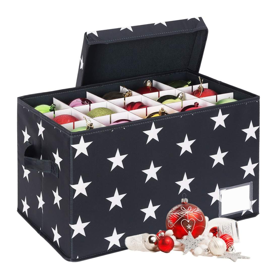 Förvaringslåda för julgranskulor – Rymmer 30, Justerbara avdelare | Hem & Hobby | Pryloteket