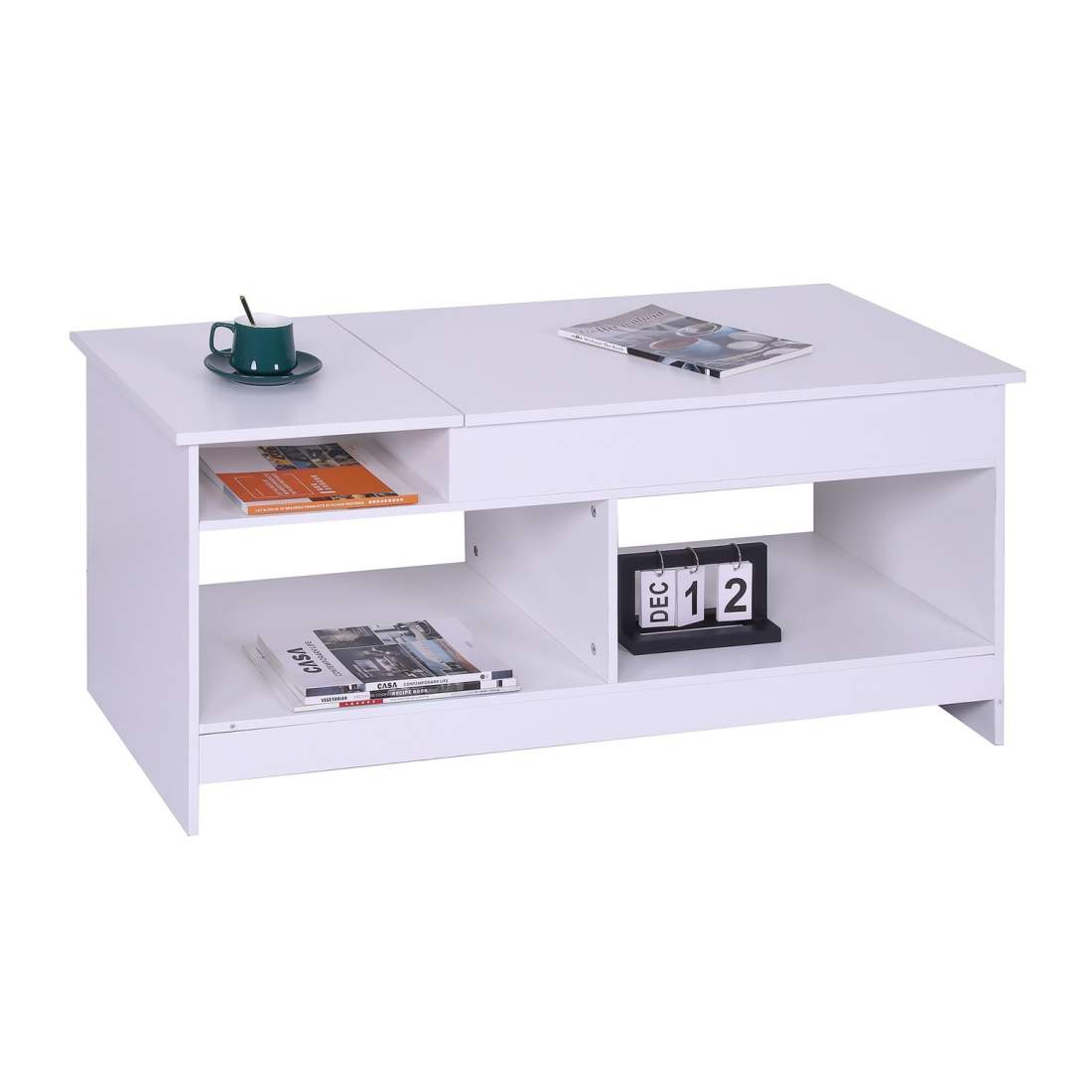 Lyftbart soffbord – Förvaring, hyllor, modern design | Hem & Hobby | Pryloteket