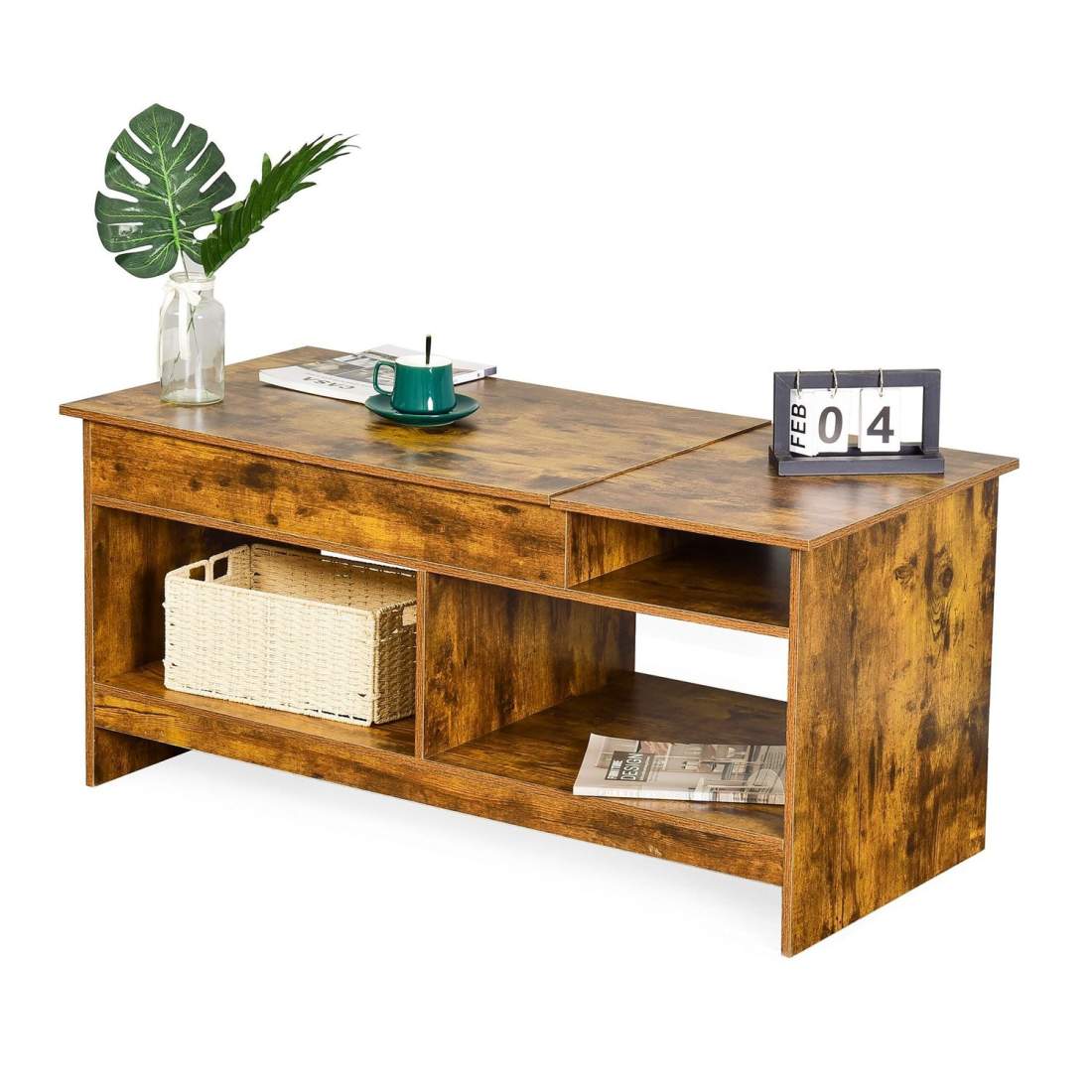 Lyftbart soffbord med förvaring – Modernt och justerbart | Hem & Hobby | Pryloteket