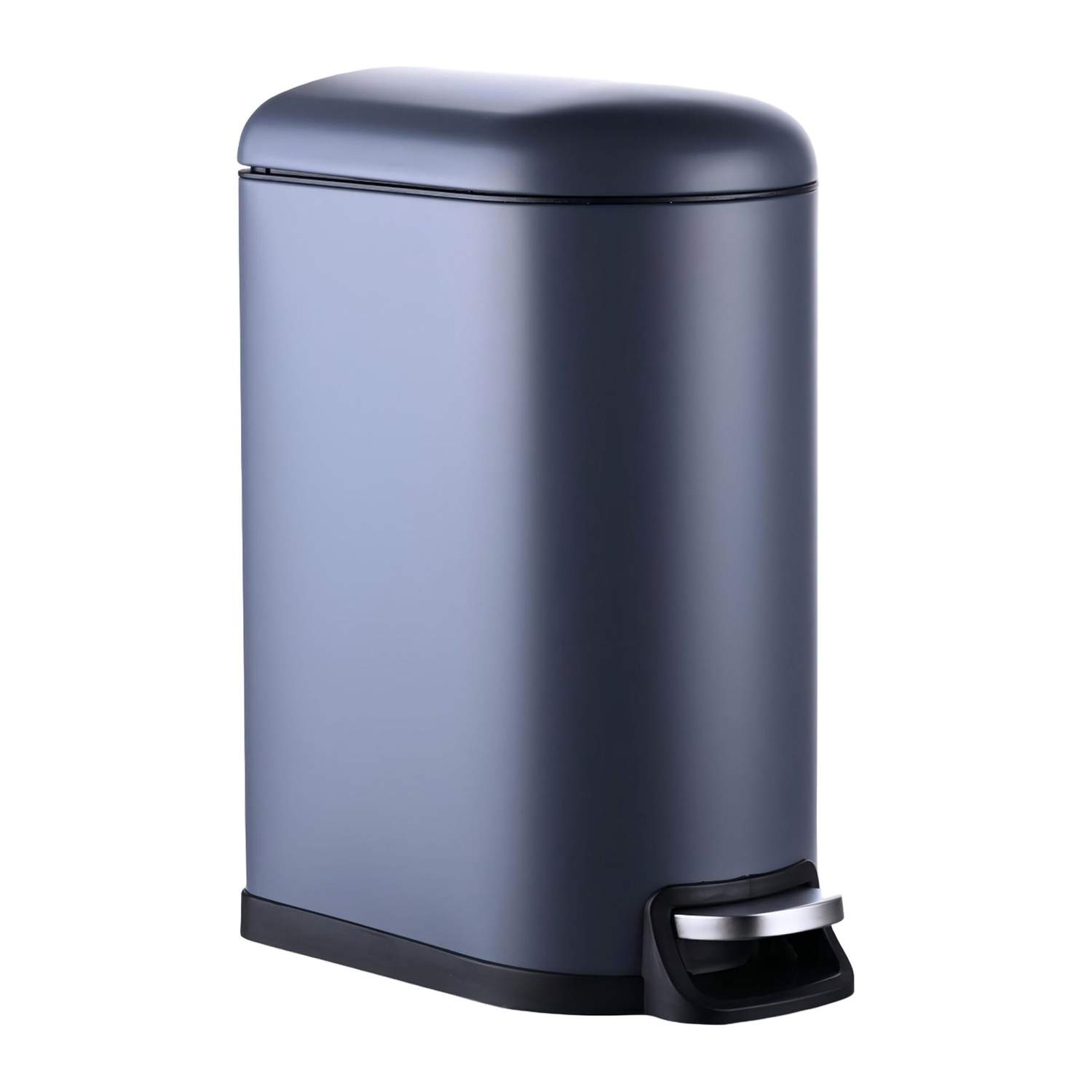 10 liters metalpedalspand – blød lukning, håndfri