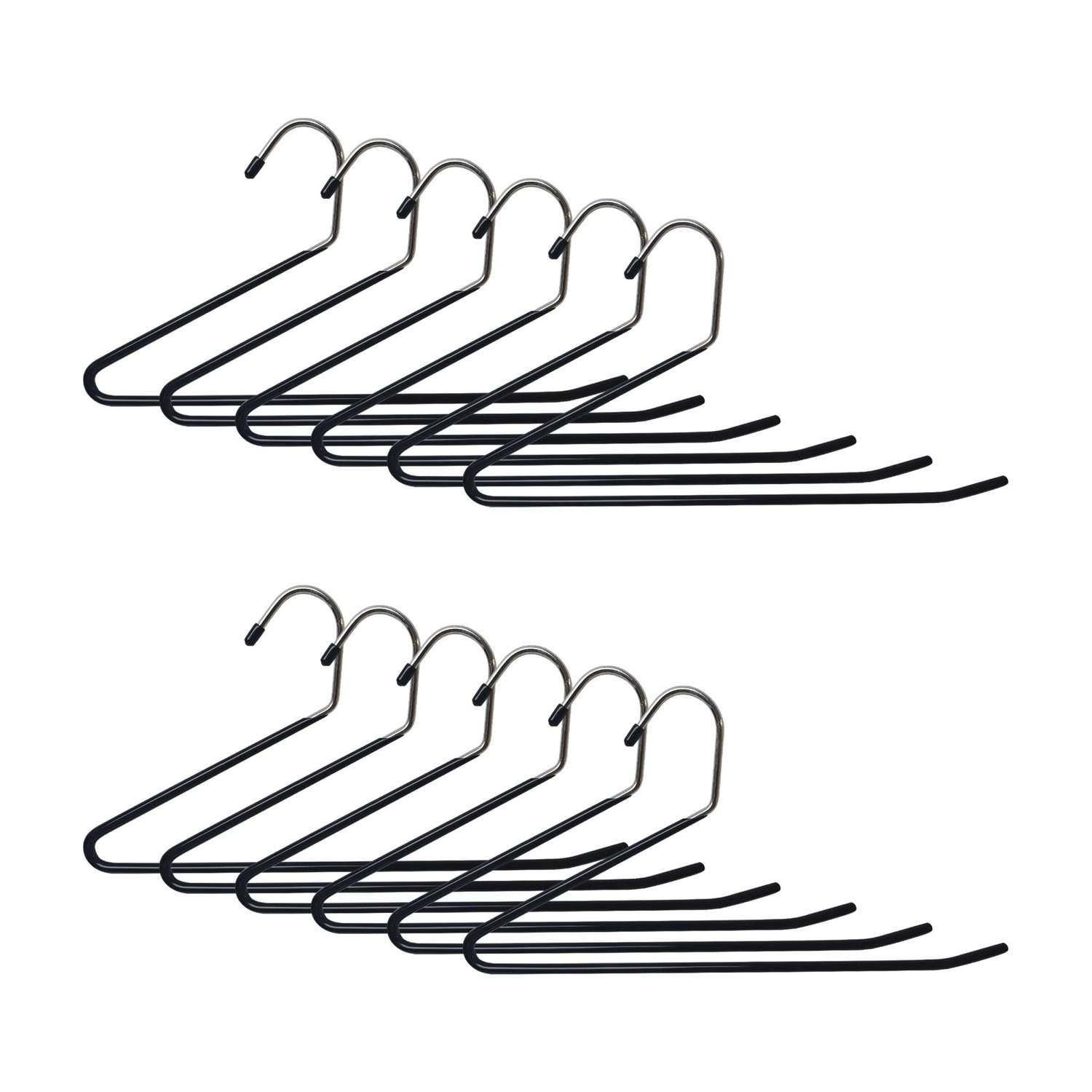 Skridsikre, pladsbesparende bukseophæng – sæt med 10