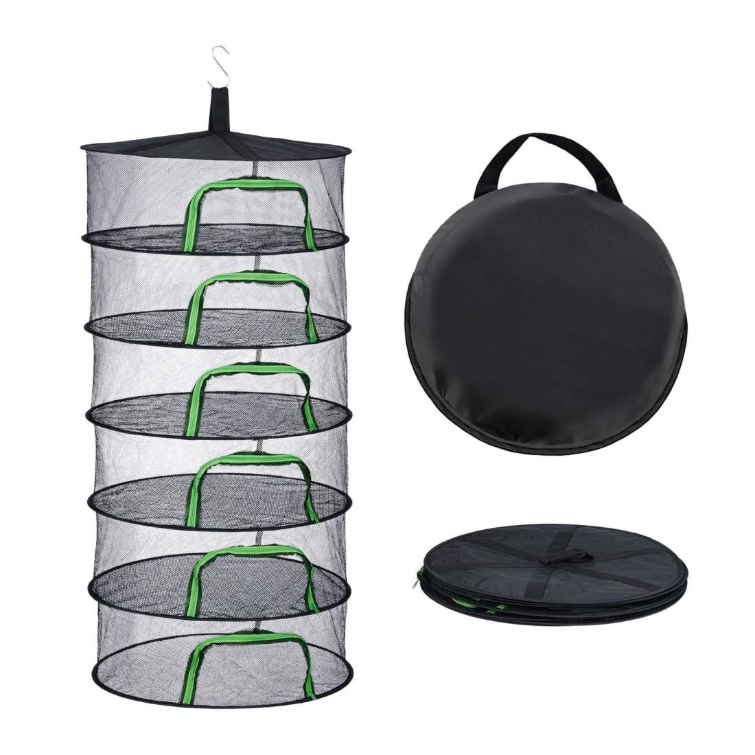 Hopfällbart torknät – Grönt, mångsidigt, enkel förvaring | Hem & Hobby | Pryloteket