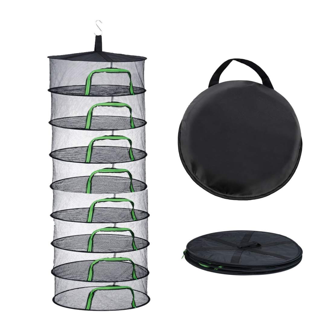 Hopfällbart torknät – Grönt, mångsidigt, enkel förvaring | Hem & Hobby | Pryloteket