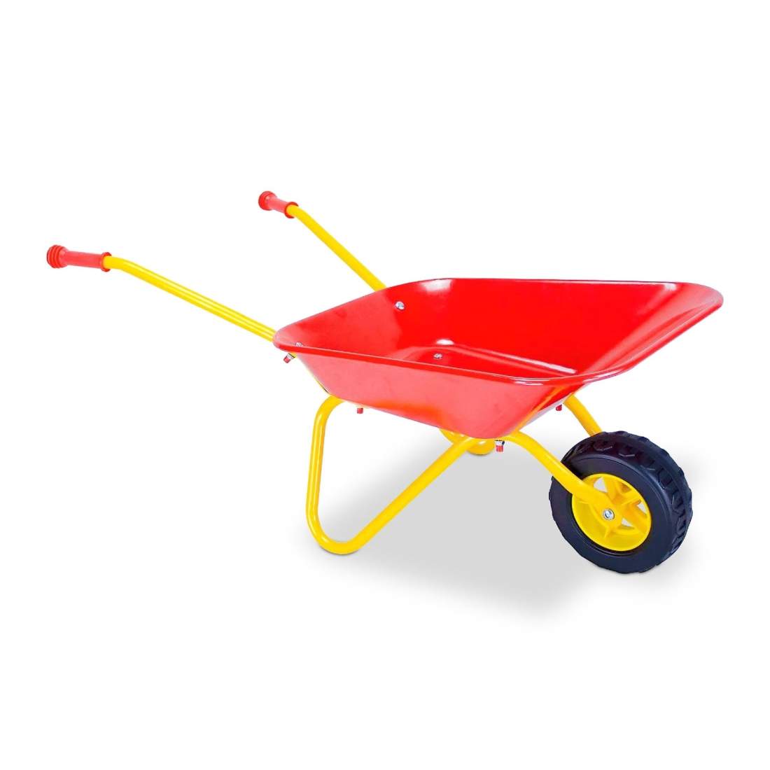 Barnens rosa skottkärra – metallbricka, gummihjul | Hem & Hobby | Pryloteket