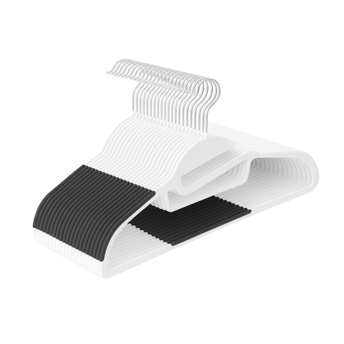 Halkfria gummierade galgar – Platsbesparande garderobsset | Hem & Hobby | Pryloteket