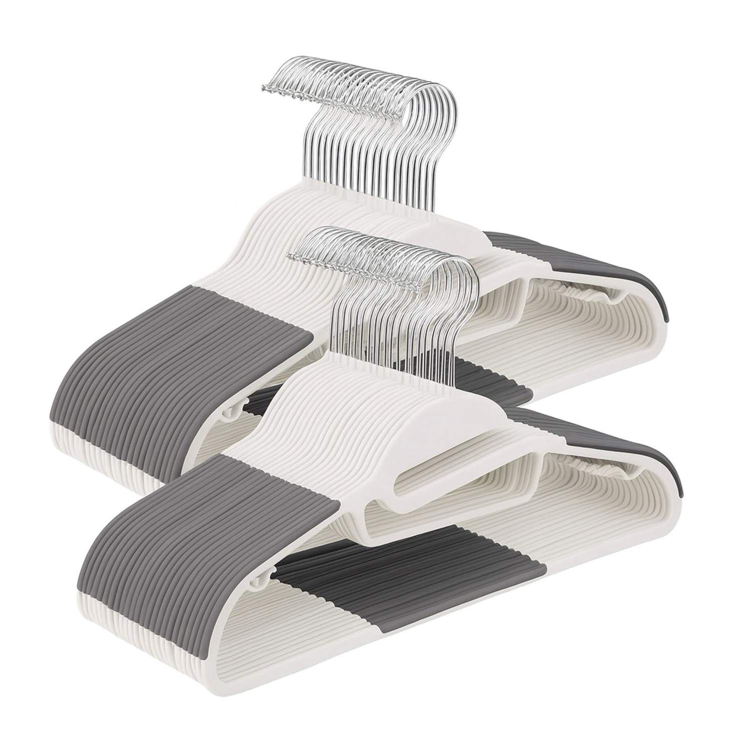 Skridsikre gummibøjler – Pladsbesparende garderobesæt