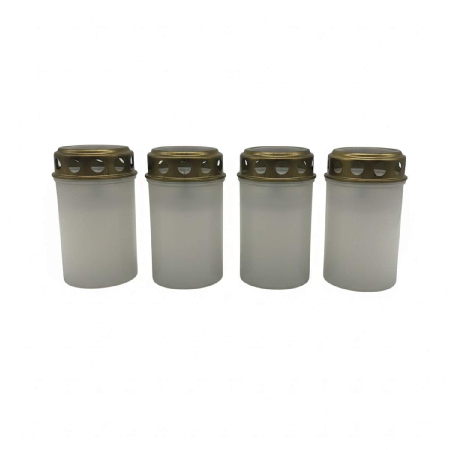 LED-gravlampor set om 4 – väderbeständiga, flimrande effekt | Hem & Hobby | Pryloteket