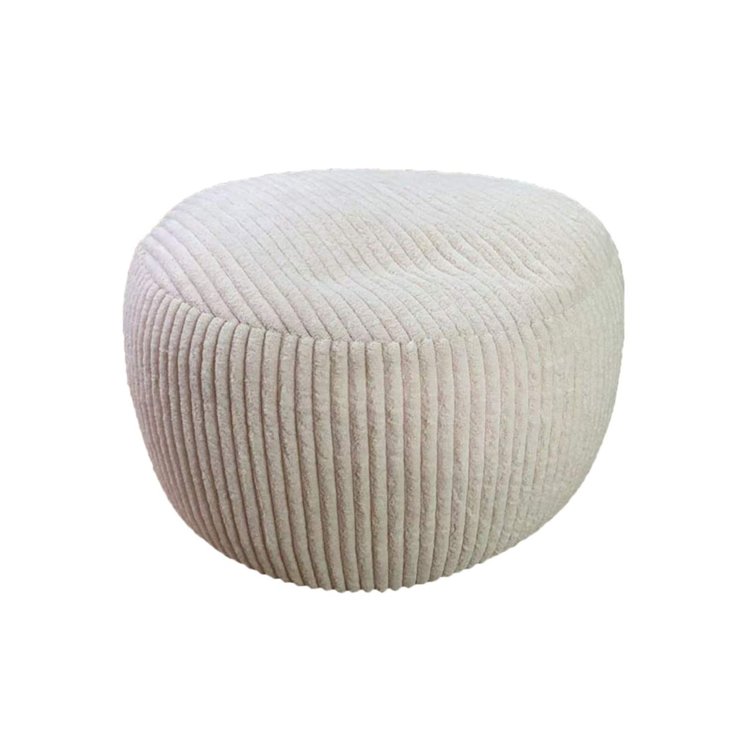 Corduroy Puff – Rund Golvkudde, Boho-stil | Hem & Hobby | Pryloteket