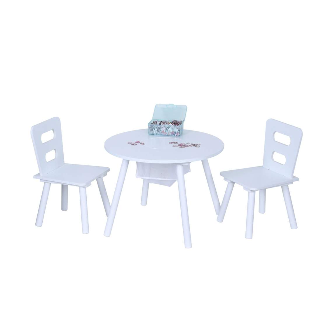 Barnbordsset med förvaring – 3 delar, säkert och ergonomiskt | Hem & Hobby | Pryloteket