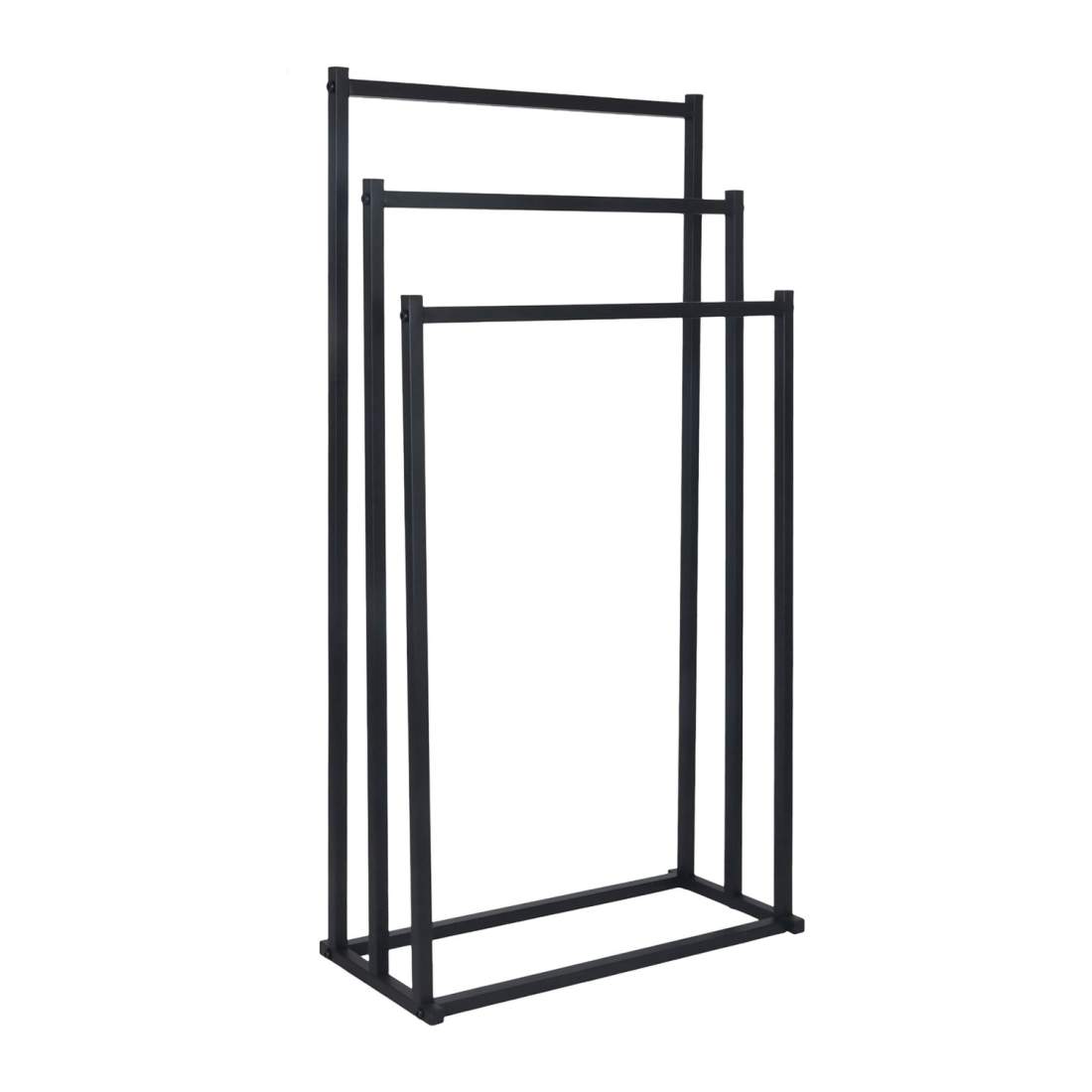 Handdukshängare i metall – 3 stänger, fristående design | Hem & Hobby | Pryloteket