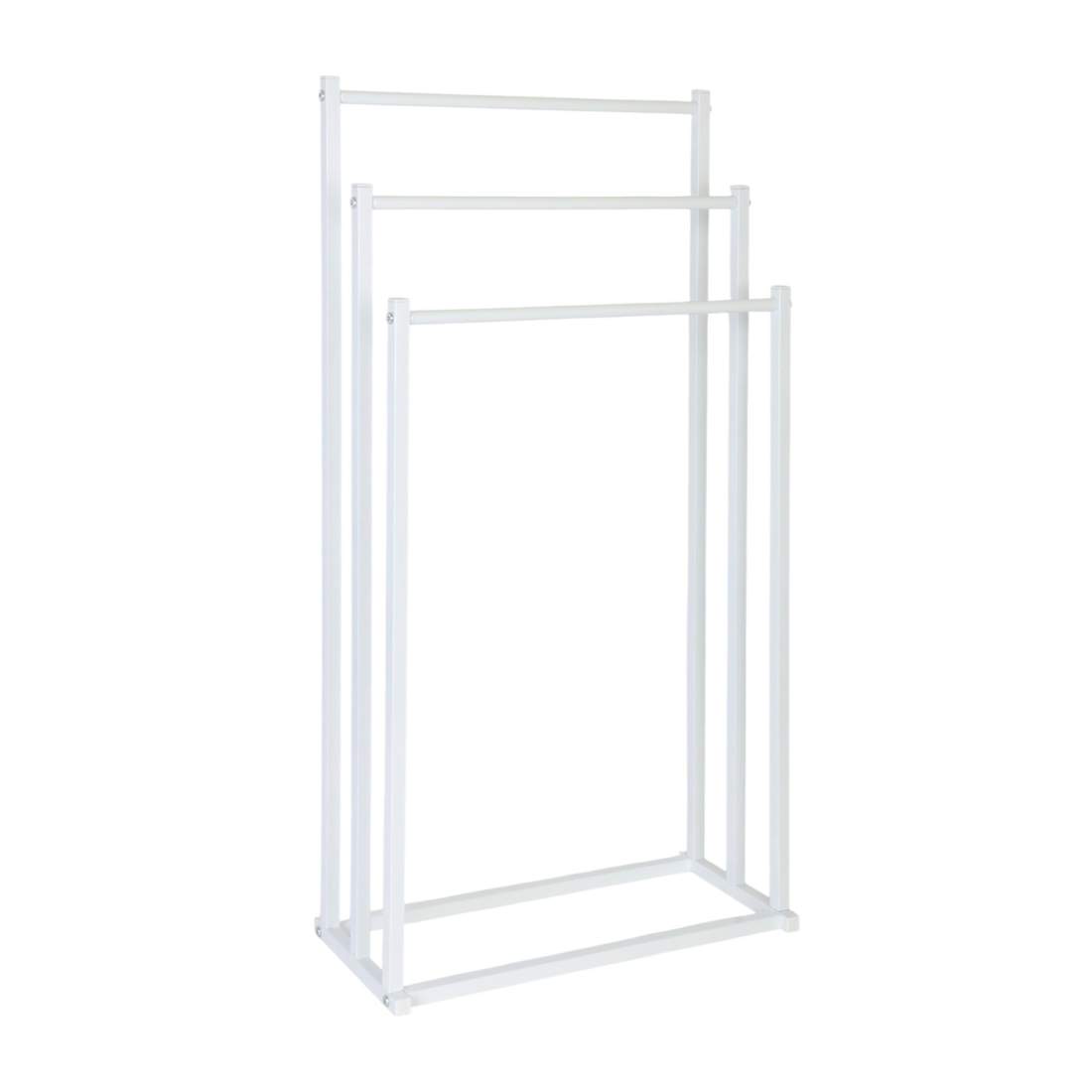 Handdukshängare i metall – 3 stänger, fristående, bambudesign | Hem & Hobby | Pryloteket