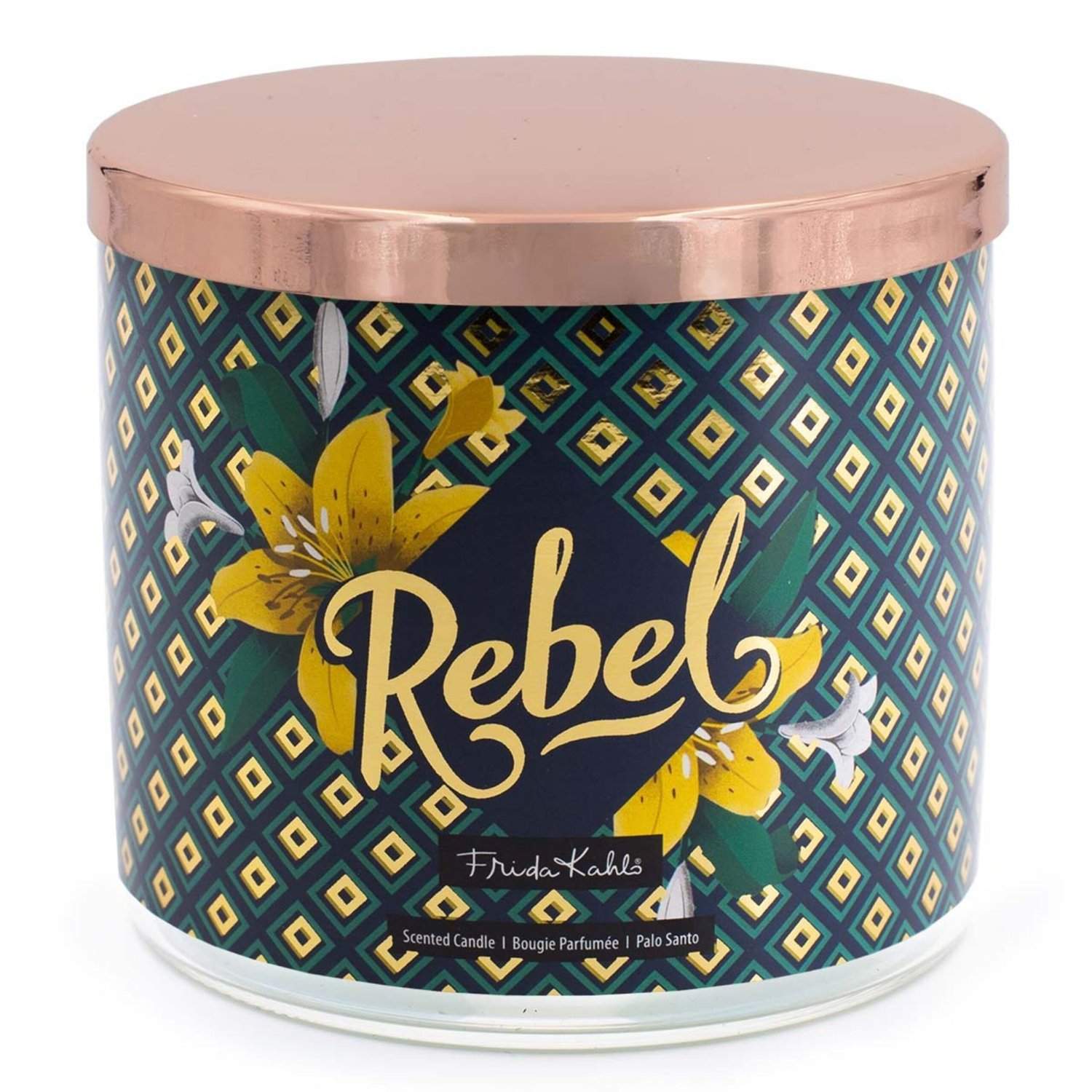 Frida Kahlo Duftlys – Kunstnerisk Glasdesign