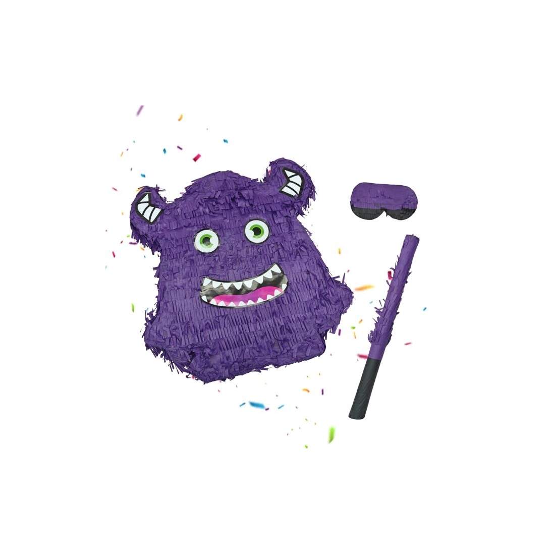 Monsterpiñataset med fladdermus och mask – Festkul för barn | Hem & Hobby | Pryloteket