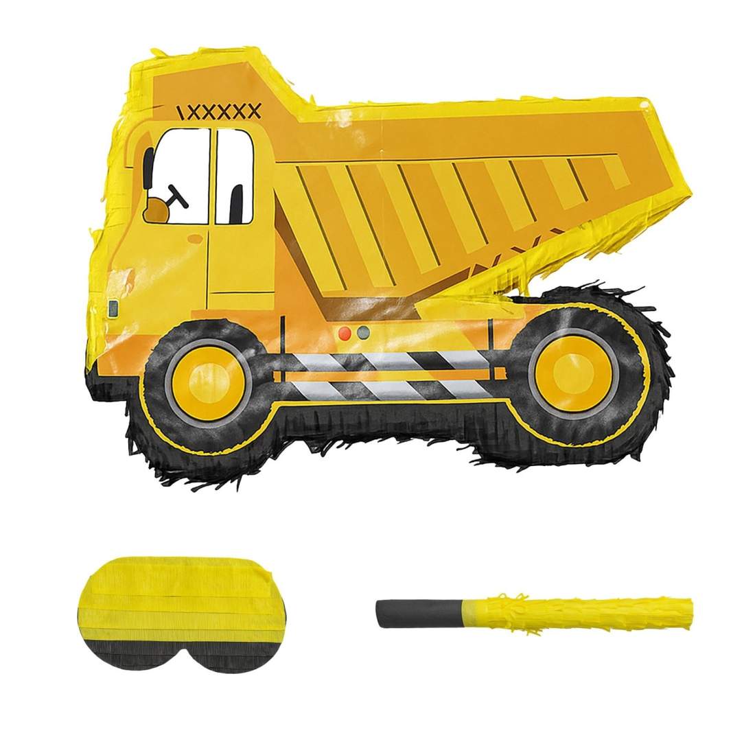 Byggfordons-piñataset med fladdermus och mask | Hem & Hobby | Pryloteket