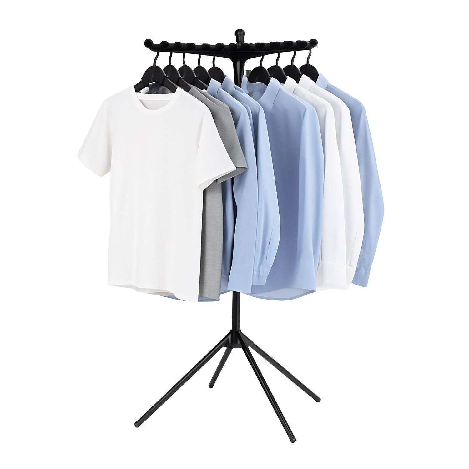 Sammenklappelig strygehylde til 27 bøjler – Kompakt og praktisk