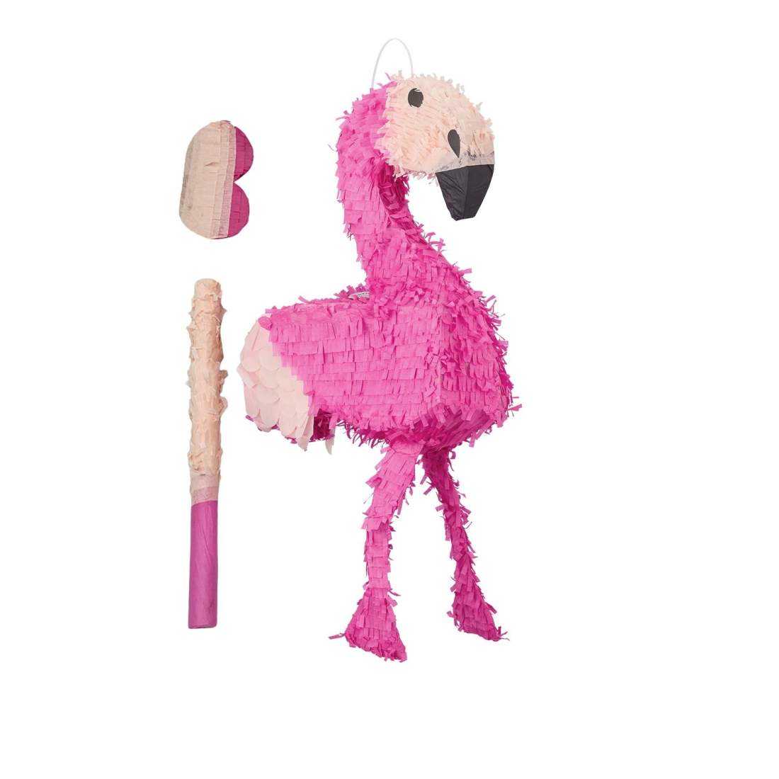 Flamingo Piñata Set med Fladdermus och Mask – Partykul | Hem & Hobby | Pryloteket