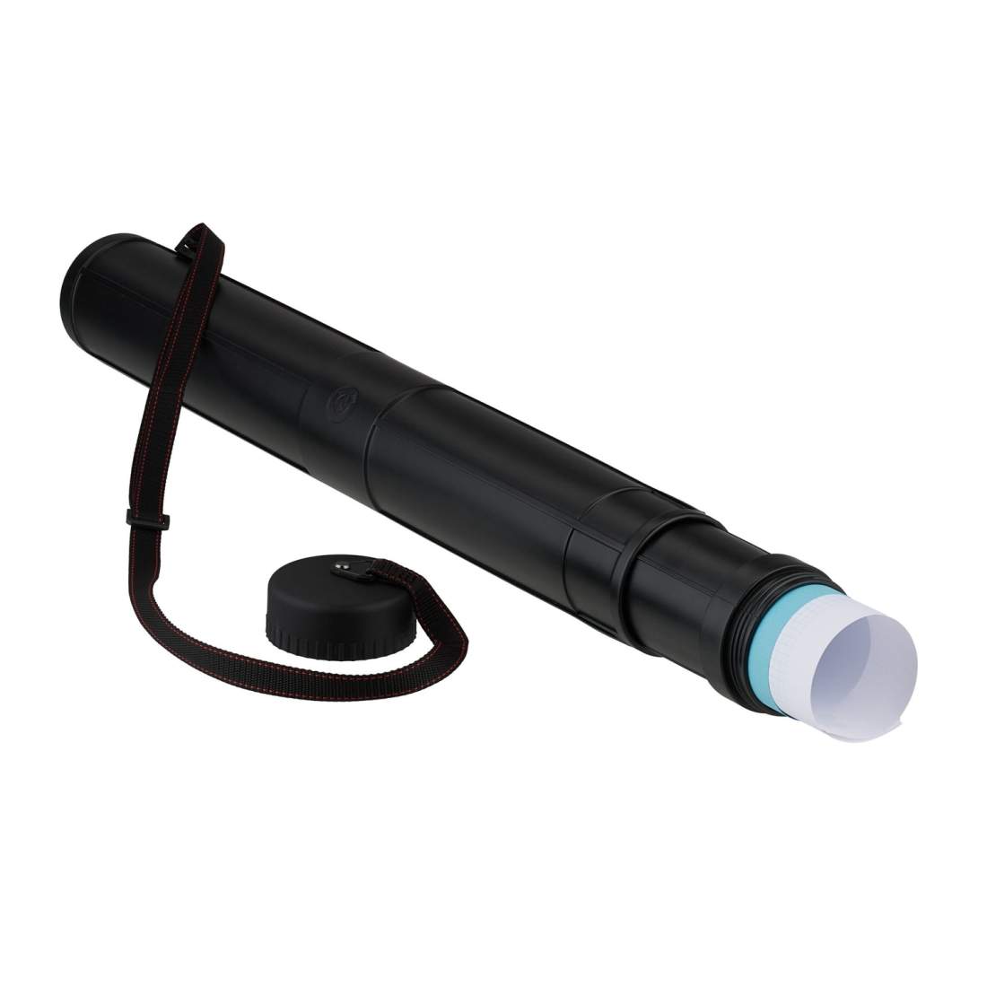 Utdragbart affischrör – svart, teleskopiskt, bärbart | Hem & Hobby | Pryloteket