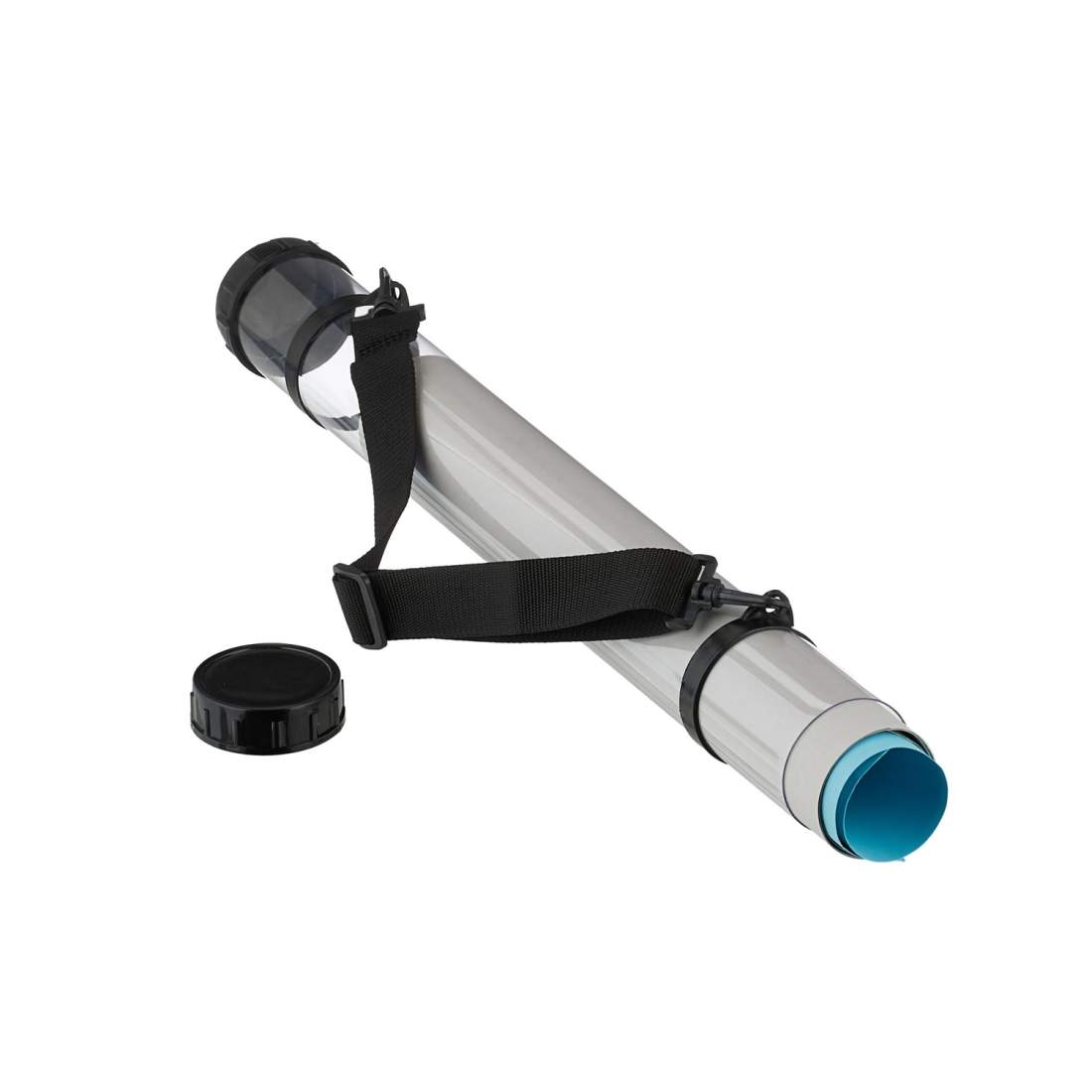 Transparent affischrör – Justerbar rem, skrynkelfri transport | Hem & Hobby | Pryloteket